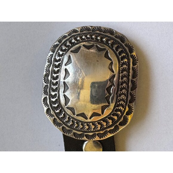 49 Inch Belt w/ 2.21 Inch 925 Sterling Silver Belt Buckle & 10 Sterling Spacers main image 9